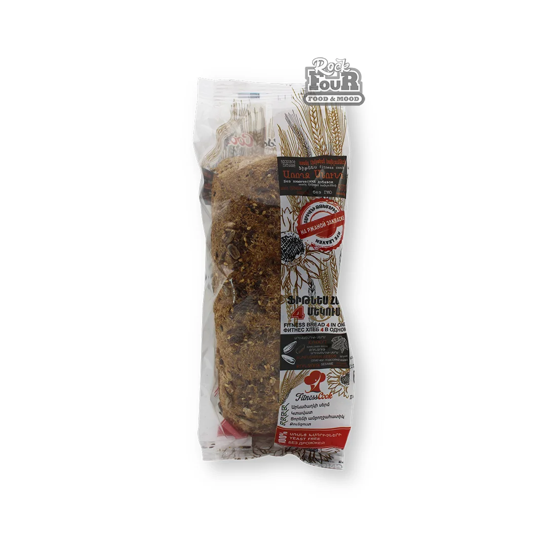 Fitness bread 4 in one "FitnessCook" 400g